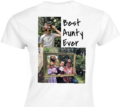 Custom Womens Soft Style 100% Cotton White T-Shirt