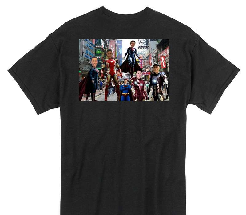 Custom Gildan 100% Cotton Black T-Shirt