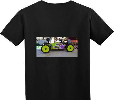 Custom Adult Soft Style 100% Cotton Black T-Shirt