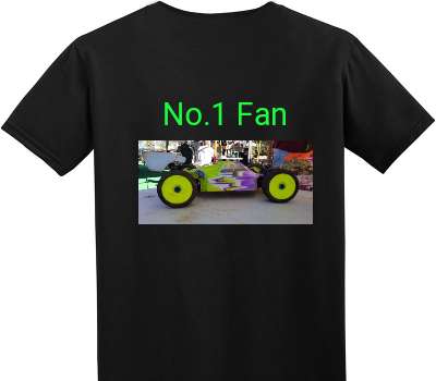 Custom Adult Soft Style 100% Cotton Black T-Shirt