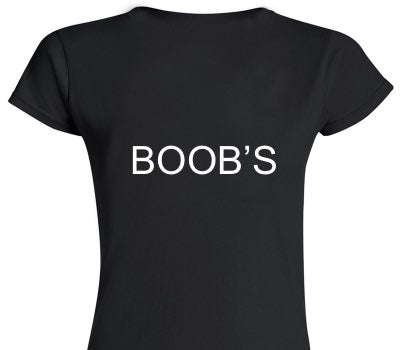 Custom Womens Soft Style 100% Cotton Black T-Shirt