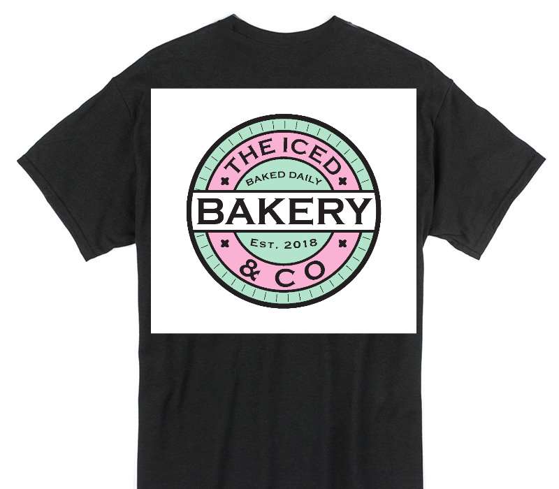 Custom Gildan 100% Cotton Black T-Shirt