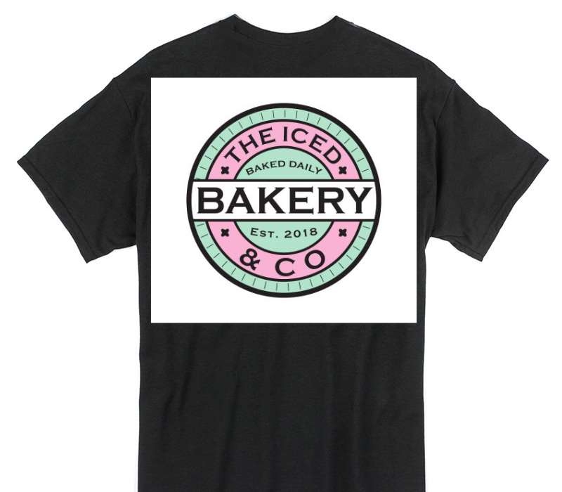 Custom Gildan 100% Cotton Black T-Shirt