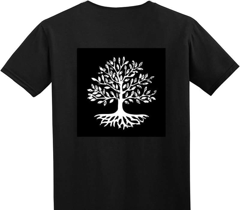 Custom Adult Soft Style 100% Cotton Black T-Shirt