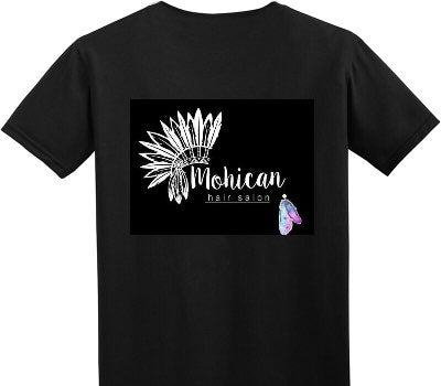 Custom Adult Soft Style 100% Cotton Black T-Shirt
