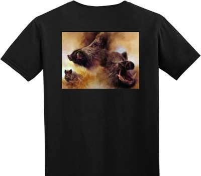 Custom Adult Soft Style 100% Cotton Black T-Shirt