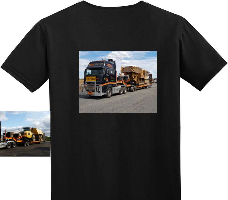 Custom Adult Soft Style 100% Cotton Black T-Shirt