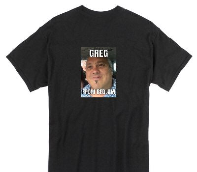 Custom Gildan 100% Cotton Black T-Shirt
