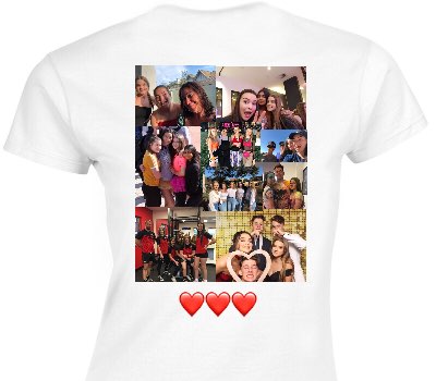 Custom Womens Soft Style 100% Cotton White T-Shirt