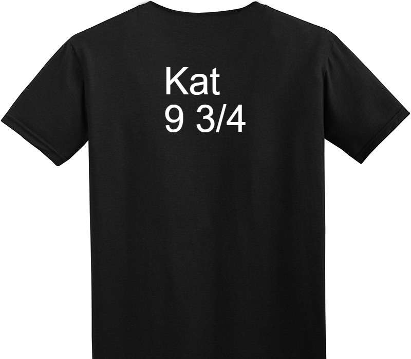 Custom Adult Soft Style 100% Cotton Black T-Shirt