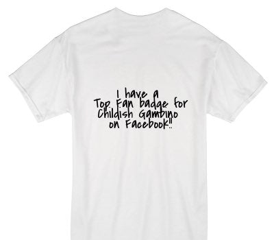 Custom Gildan 100% Cotton White T-Shirt