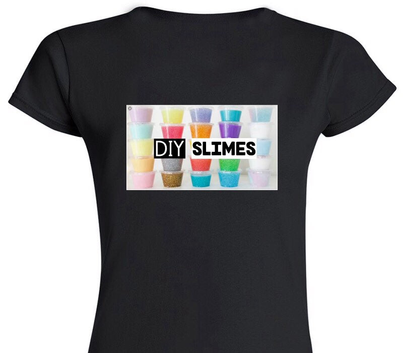 Custom Womens Soft Style 100% Cotton Black T-Shirt