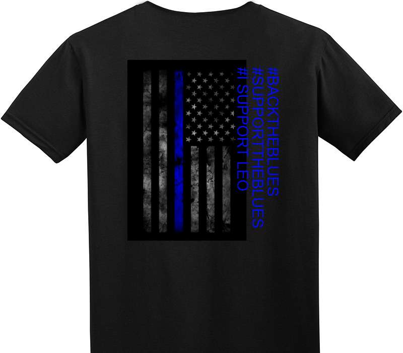 Custom Adult Soft Style 100% Cotton Black T-Shirt