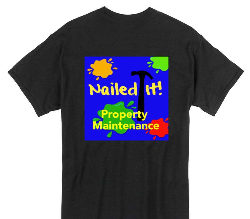 Custom Gildan 100% Cotton Black T-Shirt