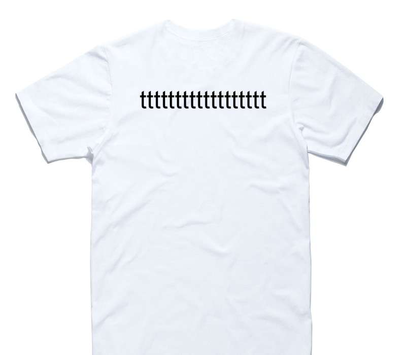 Custom AS Colour 100% Cotton White T-Shirt