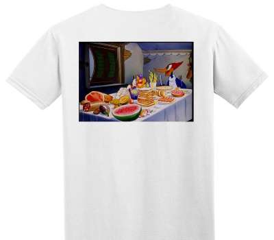 Custom Adult Soft Style 100% Cotton White T-Shirt