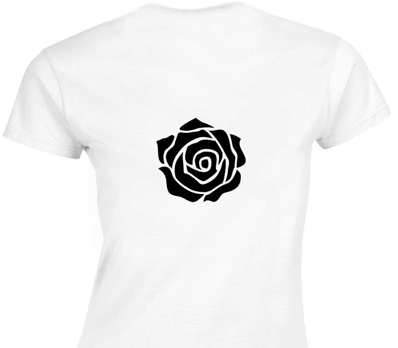 Custom Womens Soft Style 100% Cotton White T-Shirt