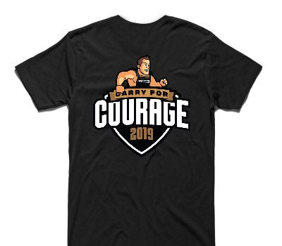 Custom AS Colour 100% Cotton Black T-Shirt