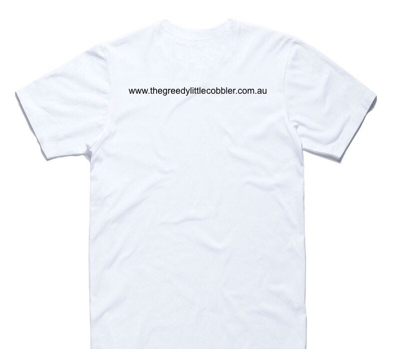 Custom AS Colour 100% Cotton White T-Shirt