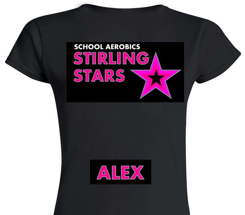 Custom Womens Soft Style 100% Cotton Black T-Shirt