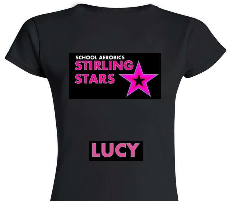 Custom Womens Soft Style 100% Cotton Black T-Shirt