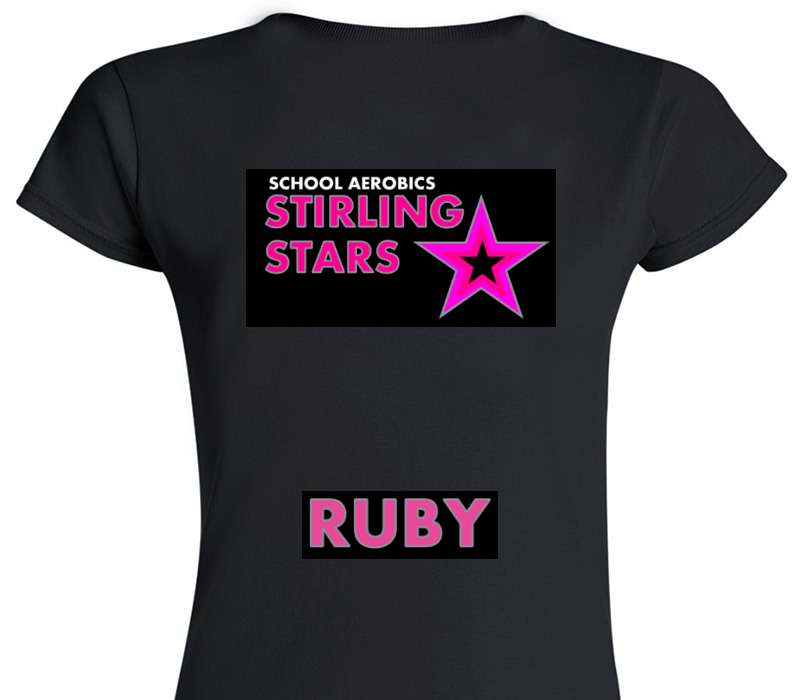 Custom Womens Soft Style 100% Cotton Black T-Shirt