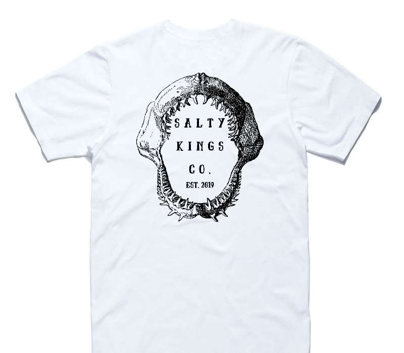 Custom AS Colour 100% Cotton White T-Shirt