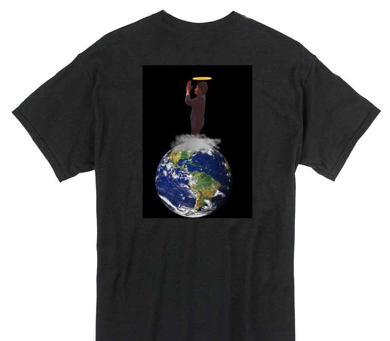 Custom Gildan 100% Cotton Black T-Shirt