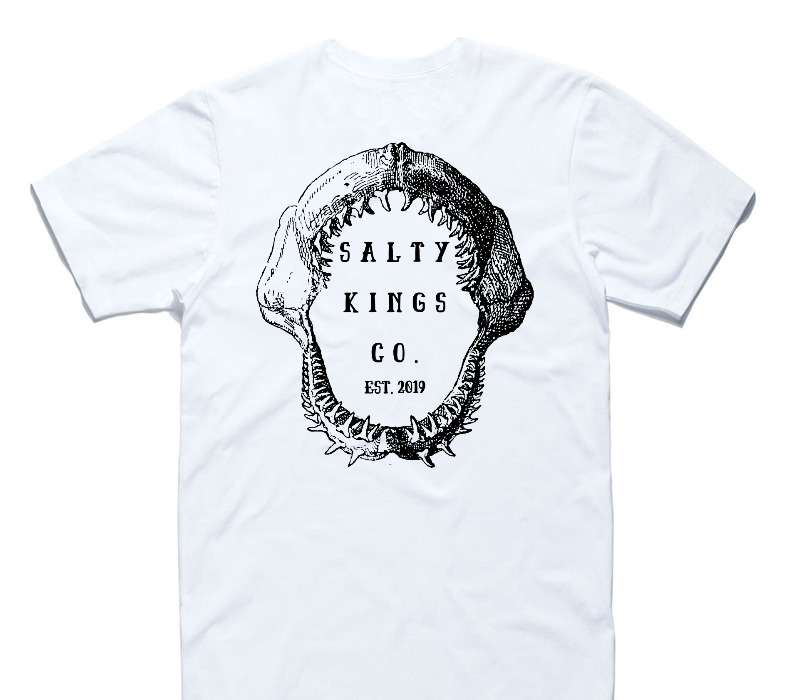 Custom AS Colour 100% Cotton White T-Shirt