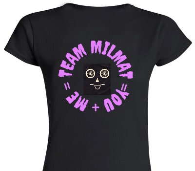 Custom Womens Soft Style 100% Cotton Black T-Shirt