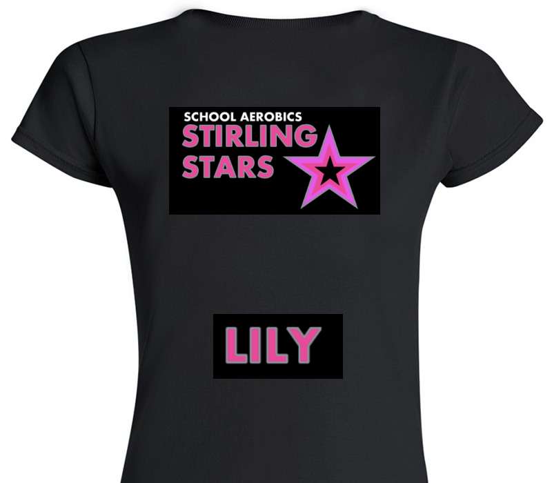 Custom Womens Soft Style 100% Cotton Black T-Shirt