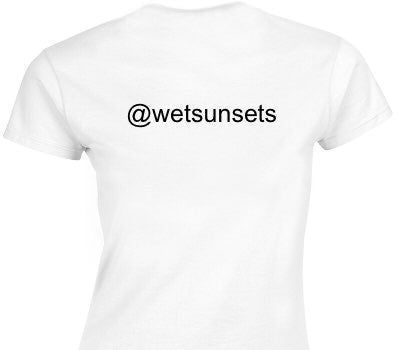 Custom Womens Soft Style 100% Cotton White T-Shirt