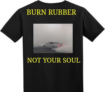 Custom Adult Soft Style 100% Cotton Black T-Shirt