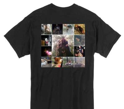 Custom Gildan 100% Cotton Black T-Shirt