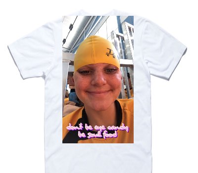 Custom AS Colour 100% Cotton White T-Shirt
