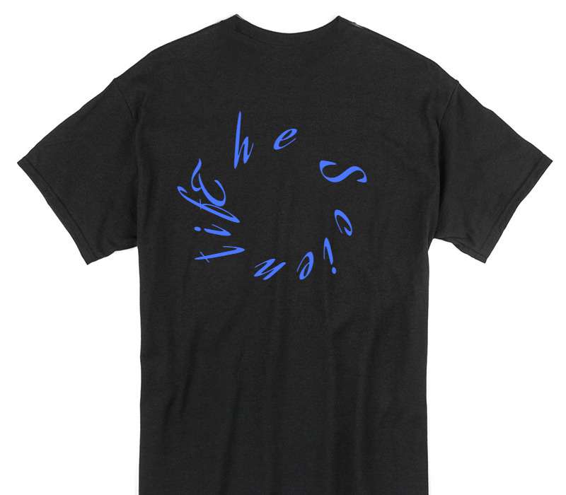 Custom Gildan 100% Cotton Black T-Shirt