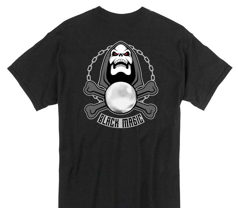 Custom Gildan 100% Cotton Black T-Shirt
