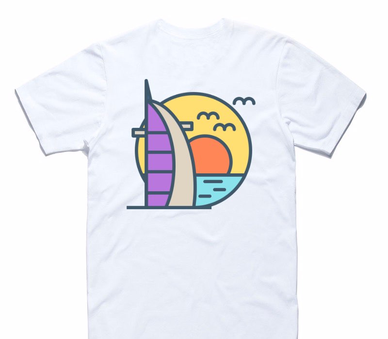 Custom AS Colour 100% Cotton White T-Shirt