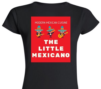Custom Womens Soft Style 100% Cotton Black T-Shirt