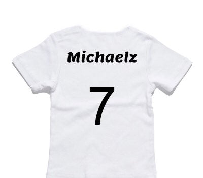 Custom AS Colour White Baby T-Shirt