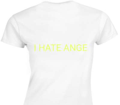 Custom Womens Soft Style 100% Cotton White T-Shirt