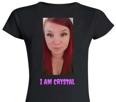 Custom Womens Soft Style 100% Cotton Black T-Shirt