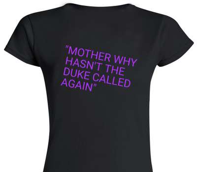 Custom Womens Soft Style 100% Cotton Black T-Shirt
