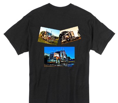 Custom Gildan 100% Cotton Black T-Shirt