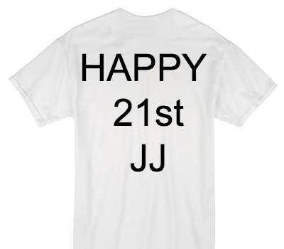 Custom Gildan 100% Cotton White T-Shirt