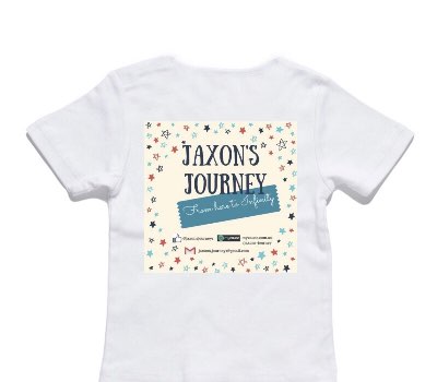 Custom AS Colour White Baby T-Shirt