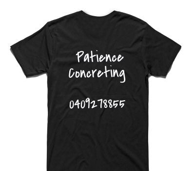 Custom AS Colour 100% Cotton Black T-Shirt