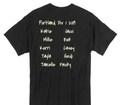 Custom Gildan 100% Cotton Black T-Shirt