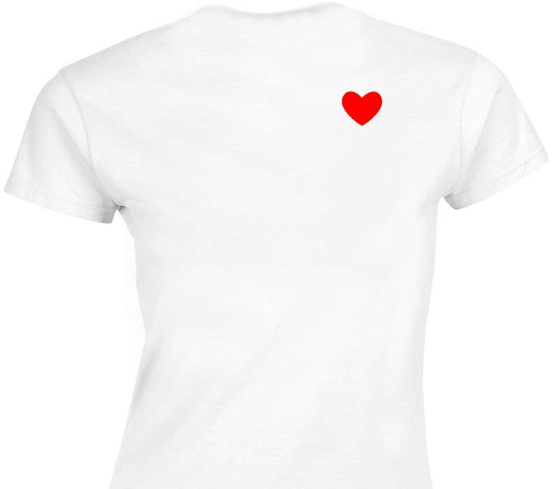 Custom Womens Soft Style 100% Cotton White T-Shirt