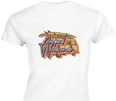 Custom Womens Soft Style 100% Cotton White T-Shirt